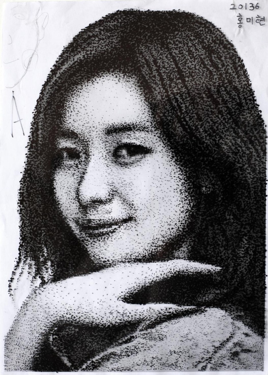 2.3학년 첫 수행평가 작품들 (점묘화 및 한지스테인드글라스) : 네이버 블로그