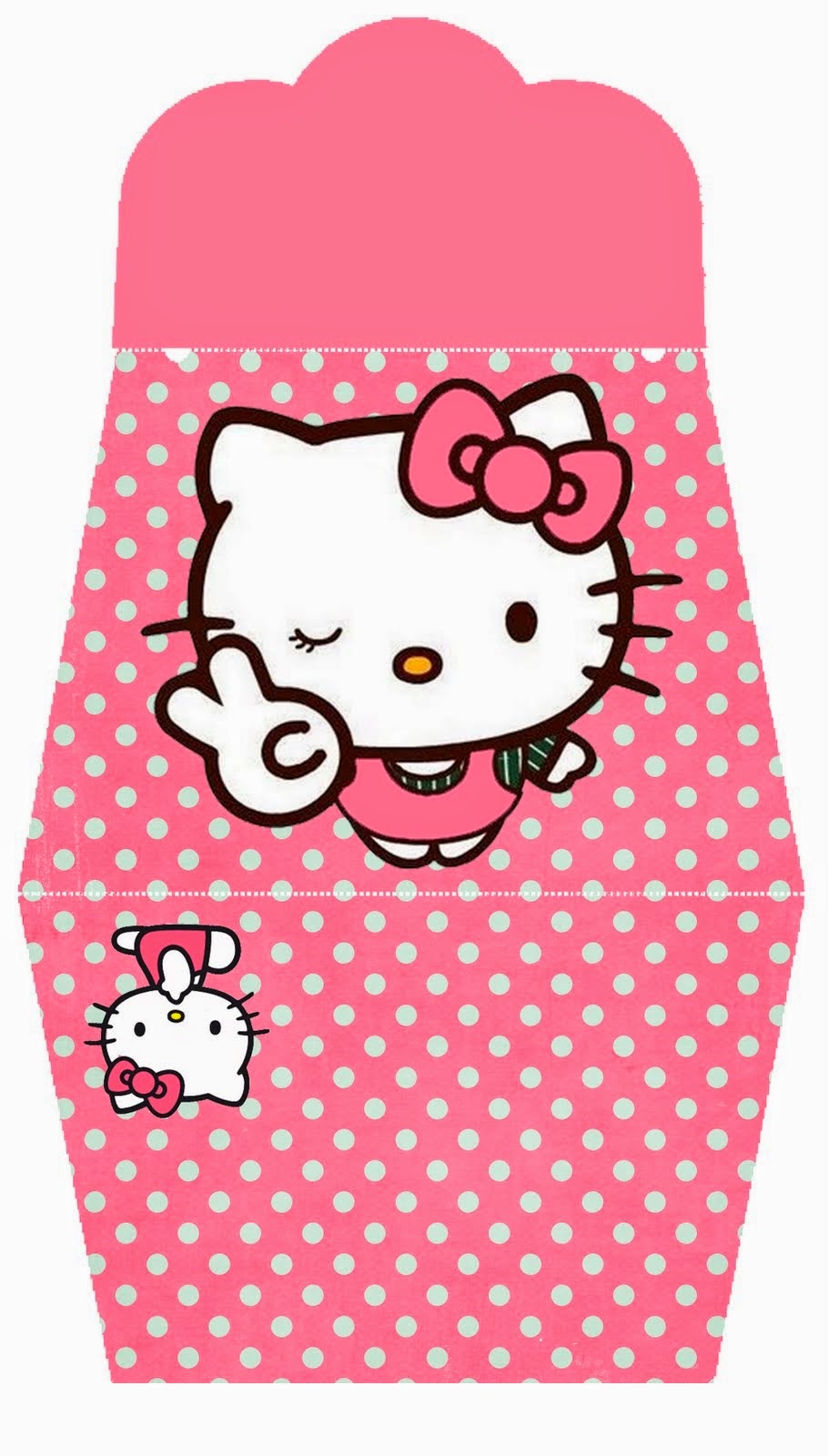 헬로키티 종이 가방 상자 만들기 : 네이버 블로그