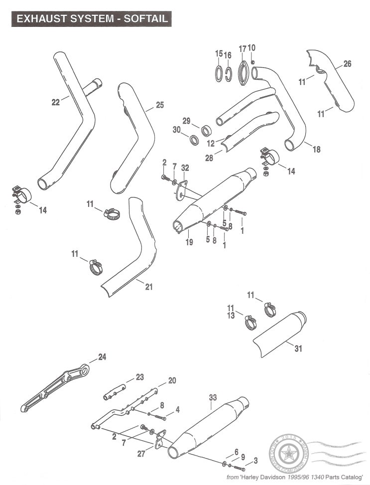 [DIAGRAM] Harley Davidson Exhaust Diagram