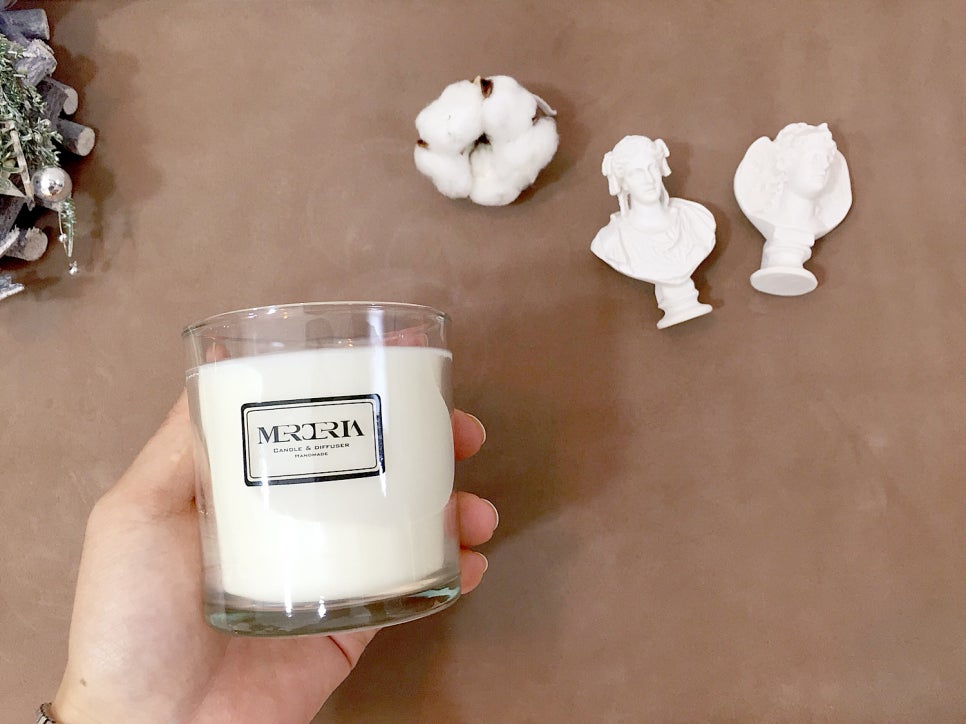 Cotton buns Candle soya, incense, interior accesso