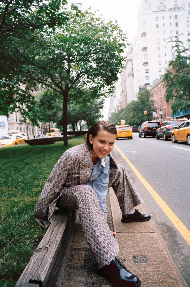 Millie Bobby Brown 밀리 바비 브라운 by Cass Bird 카스 버드 for L'Uomo Vogue
