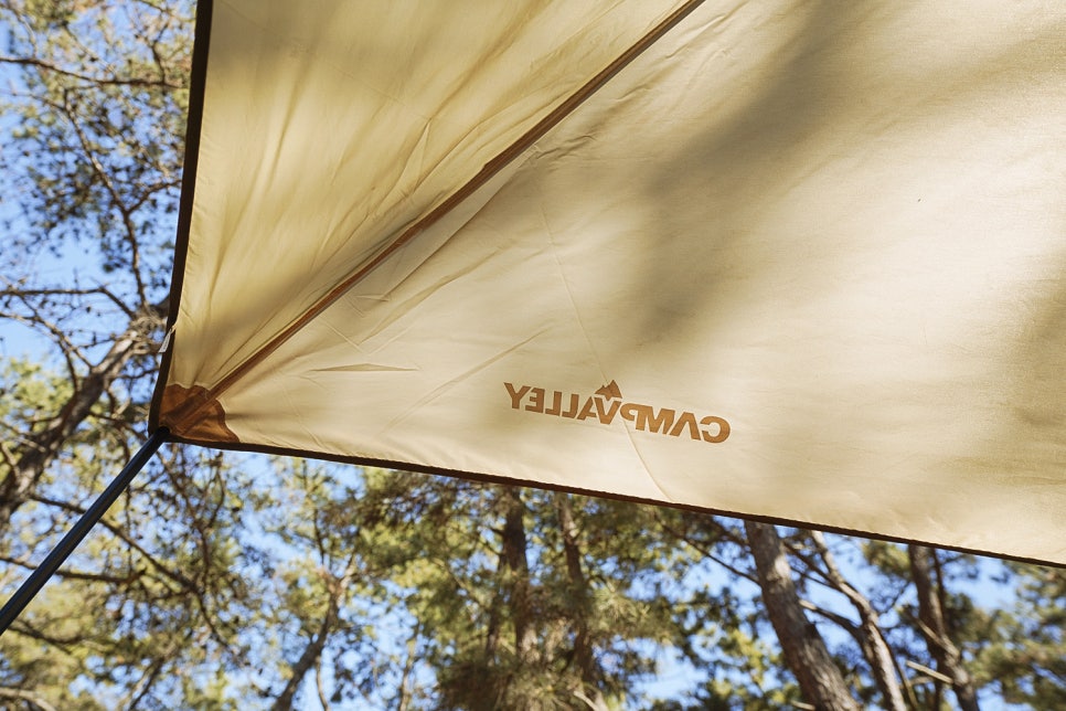 텐트 그늘막 다용도로 활용하는 캠프밸리 타프 치는법 : 네이버 블로그